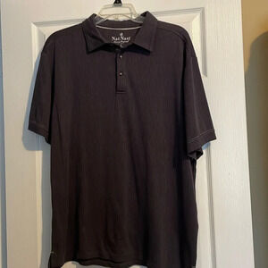 Nat Nast Luxury Originals men’s dark blue color polo shirt size large